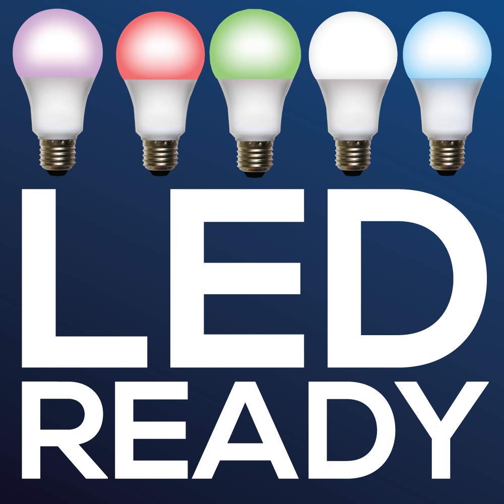 Miracle LED Plant Life Cycle 3-Socket Grow Light Kit - Full Spectrum & Red/Blue Bulbs with Sproutmatic Timer - Indoor Gardening, Hydroponics, Greenhouse, Seed Starting
