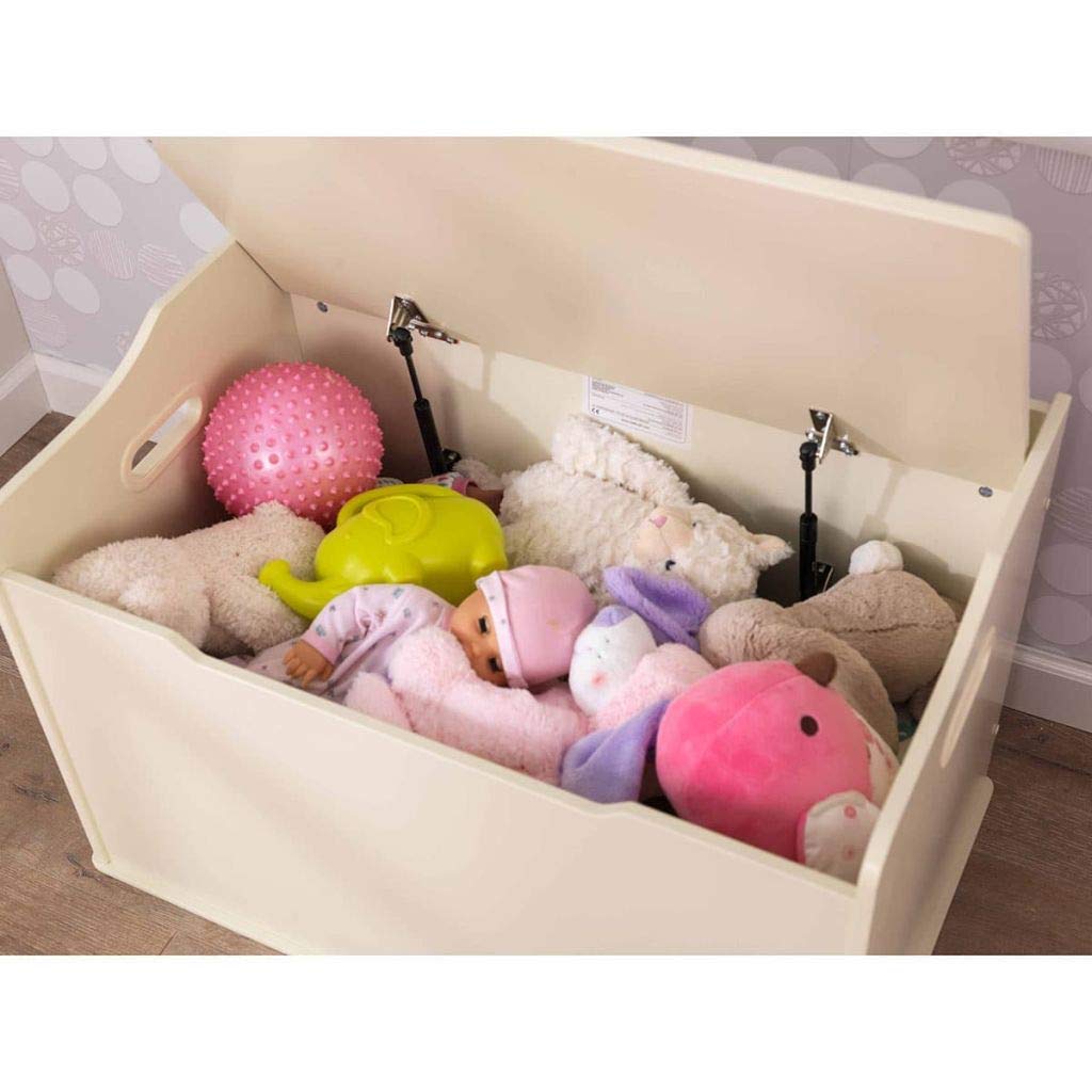 KidKraft Austin Toy Box in Vanilla - Kids Storage Organizer for Toys, Books & Clothes - Perfect for Bedroom, Playroom & Nursery Organization