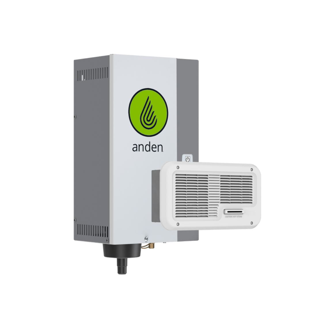 Anden AS35FP Steam Humidifier with Fan Pack & Digital Humidistat - Whole Home Humidification System for Dry Air Relief in Winter