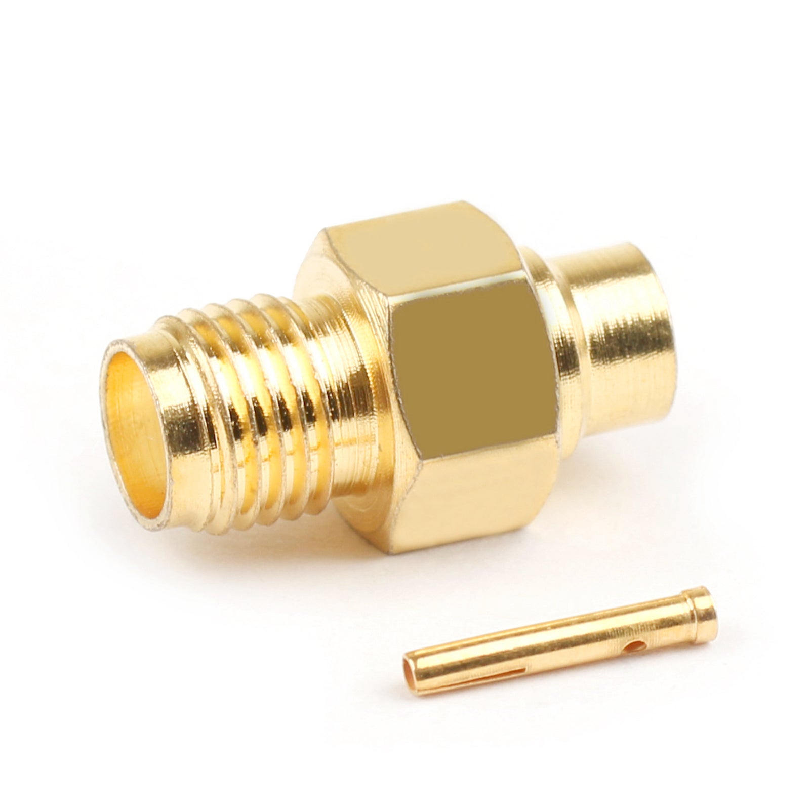 10Pcs SMA Female Jack Solder Connectors for Semi-Rigid RG402 0.141 Cable - High Frequency RF Coaxial Connectors for Ham Radio, Antenna, and Test Equipment Applications