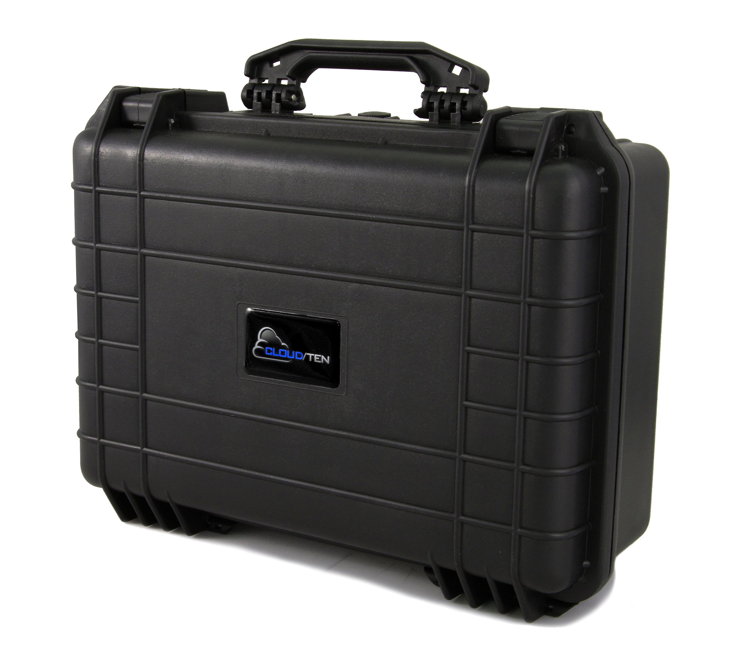 CLOUD/TEN 18 Inch Airtight Odor-Resistant Storage Case for Glassware with Customizable Impact-Absorbing Foam - Perfect for Travel, Home Organization & Fragile Item Protection
