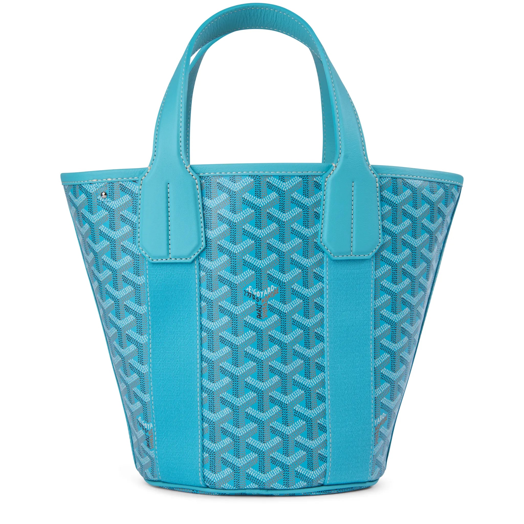 Goyard Belharra Turquoise PM Tote Bag for Women | Luxury Leather Handbag with Top Handle | Perfect for Work, Travel & Everyday Use