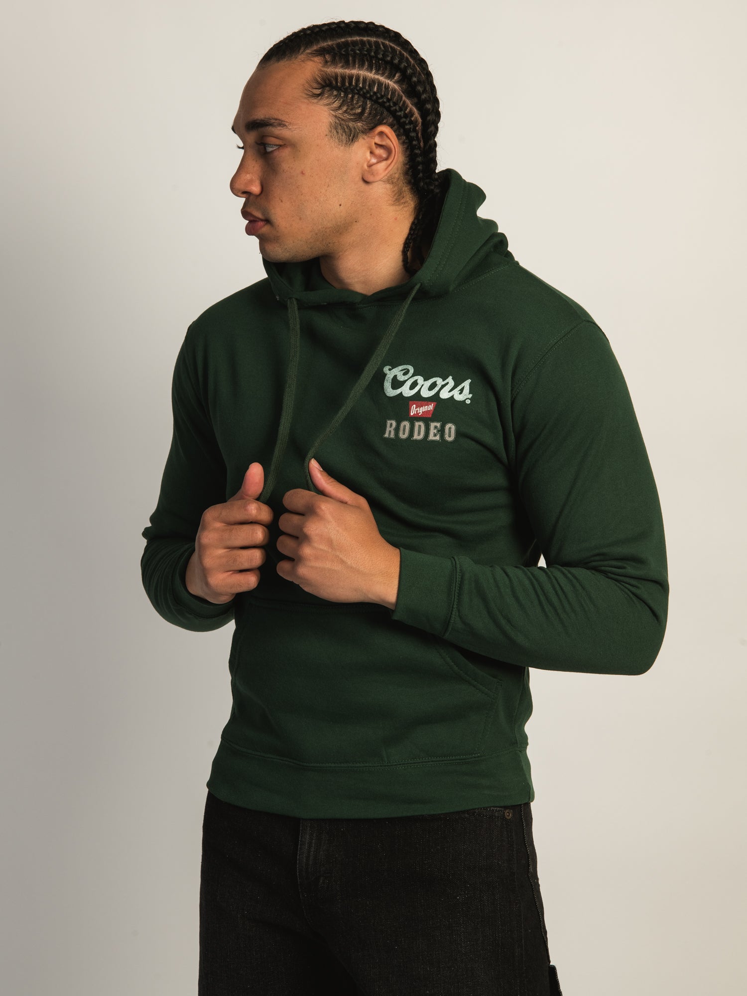 Coors Western Pullover Hoodie - Soft & Comfortable Fleece Hooded Sweatshirt for Men & Women - Perfect for Outdoor Activities, Casual Wear & Layering