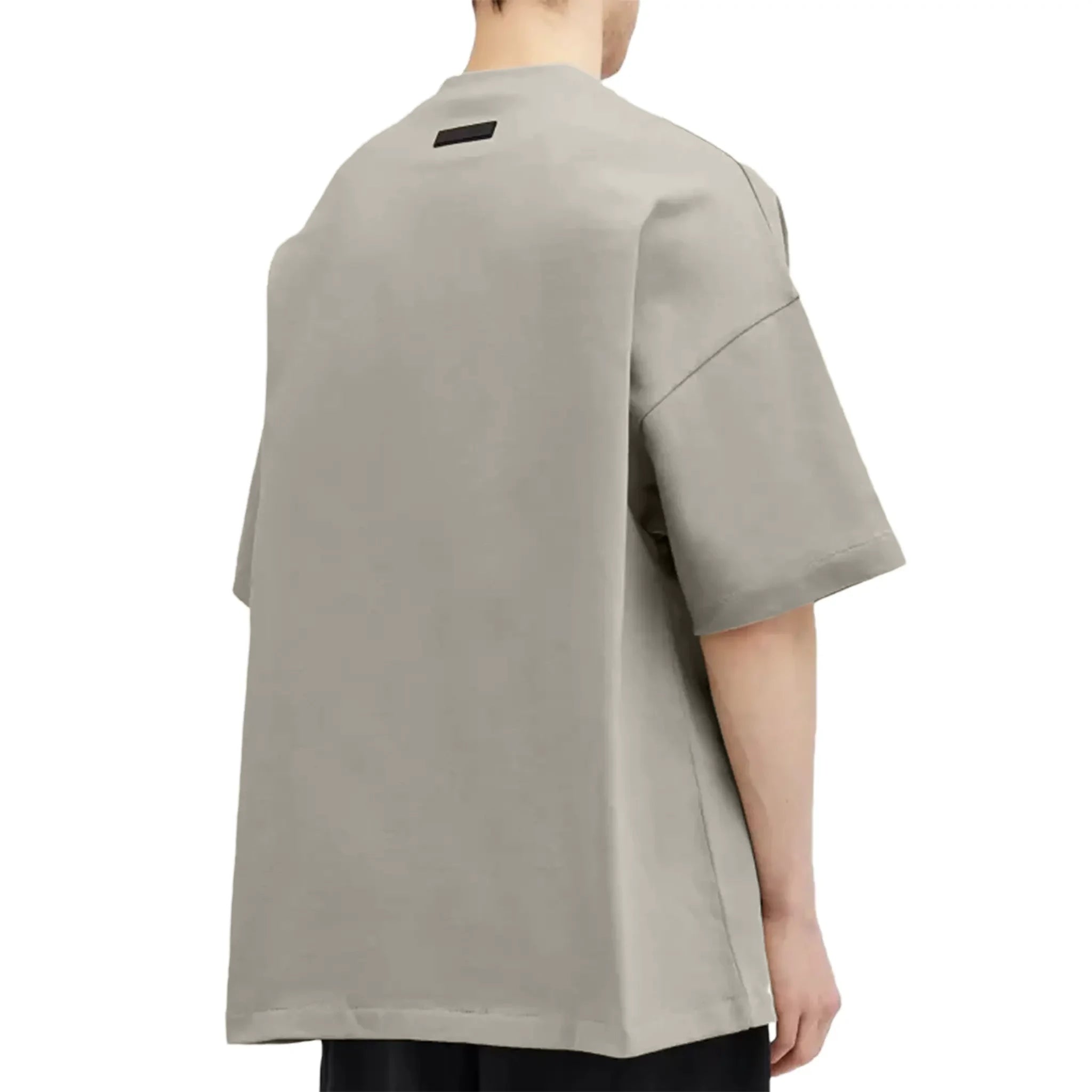 Fear Of God Essentials Heavy Jersey Crewneck T-Shirt in Seal Color - Comfortable Streetwear for Men, Perfect for Casual Outfits and Layering