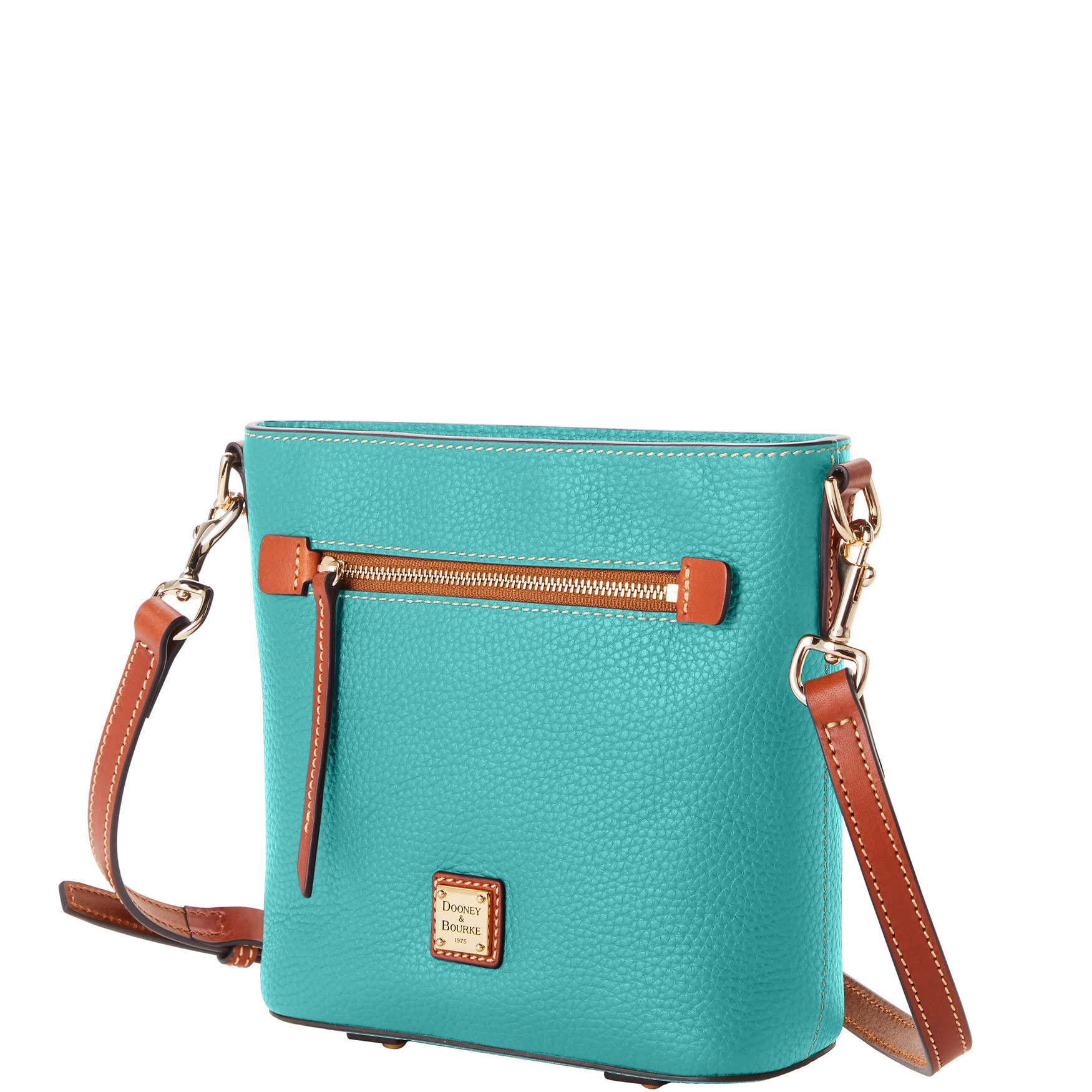 Dooney & Bourke Women's Small Crossbody Bag - Genuine Pebble Grain Leather Purse with Zipper Pocket - Perfect for Everyday Use, Travel & Shopping