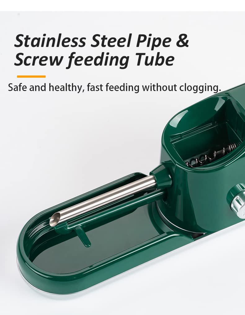 Electric Automatic Cigarette Rolling Machine - Portable Tobacco Injector for Regular & King Size 8mm Tubes (Green) | Perfect for DIY Smokers & Travel Use