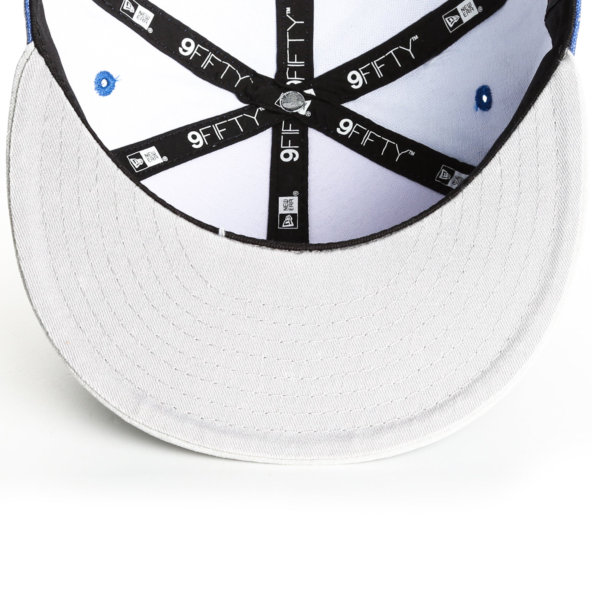 New Era 9Fifty Rugged Canvas Snapback Hat - Los Angeles Dodgers D Logo Blue Baseball Cap for Men & Women - Perfect for Games, Streetwear & Casual Outfits