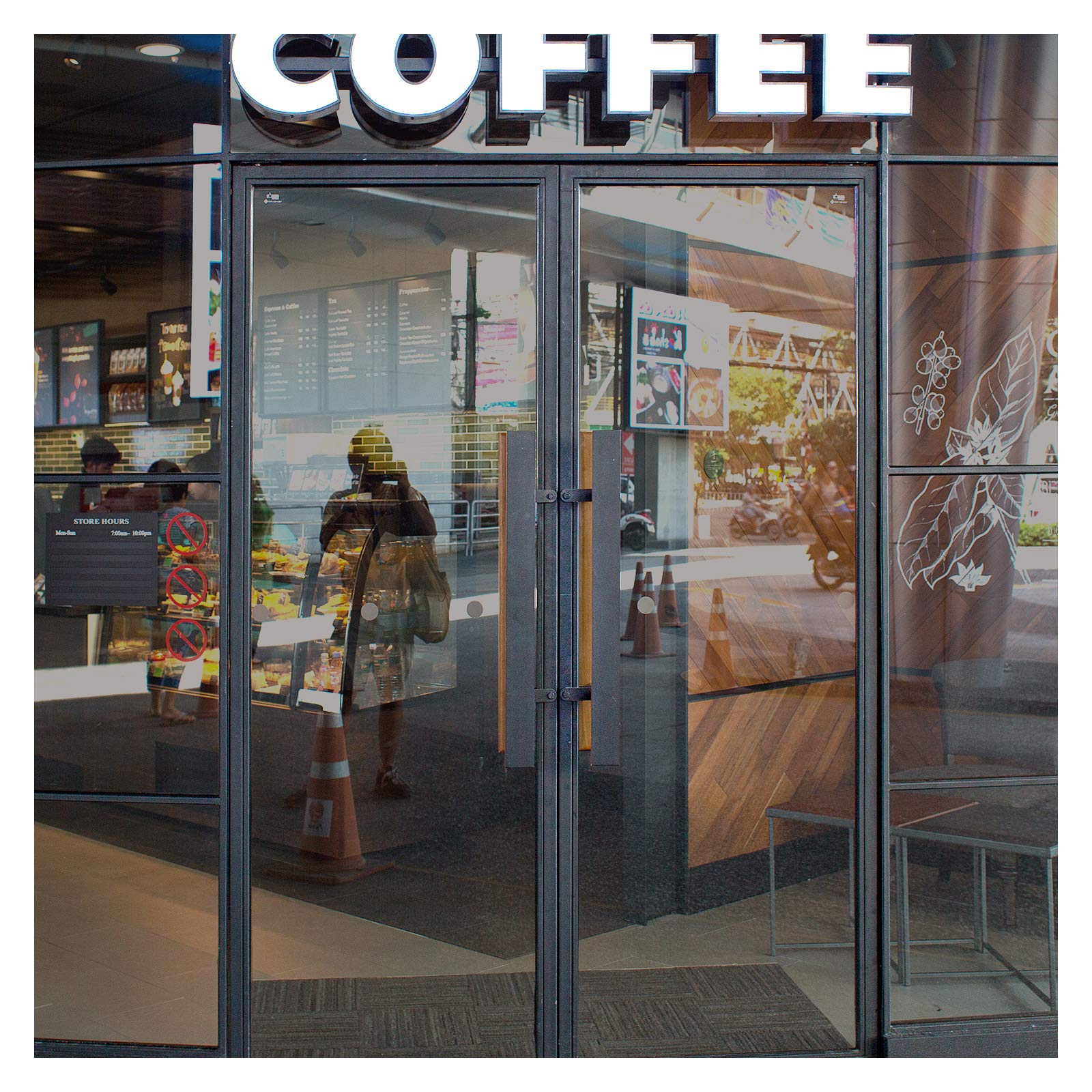 BDF BRZ50 Bronze Window Film - 12in x 14ft Sun Control & Heat Blocking for Home & Office Windows | UV Protection, Glare Reduction, Energy Saving Solution