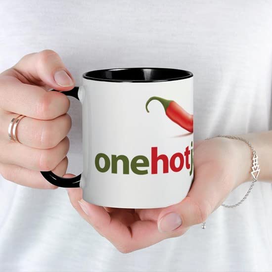 Hot Jalapeno 11 oz (325 ml) Ceramic Coffee Mug - Spicy Gift for Coffee Lovers, Office Use & Home Decor