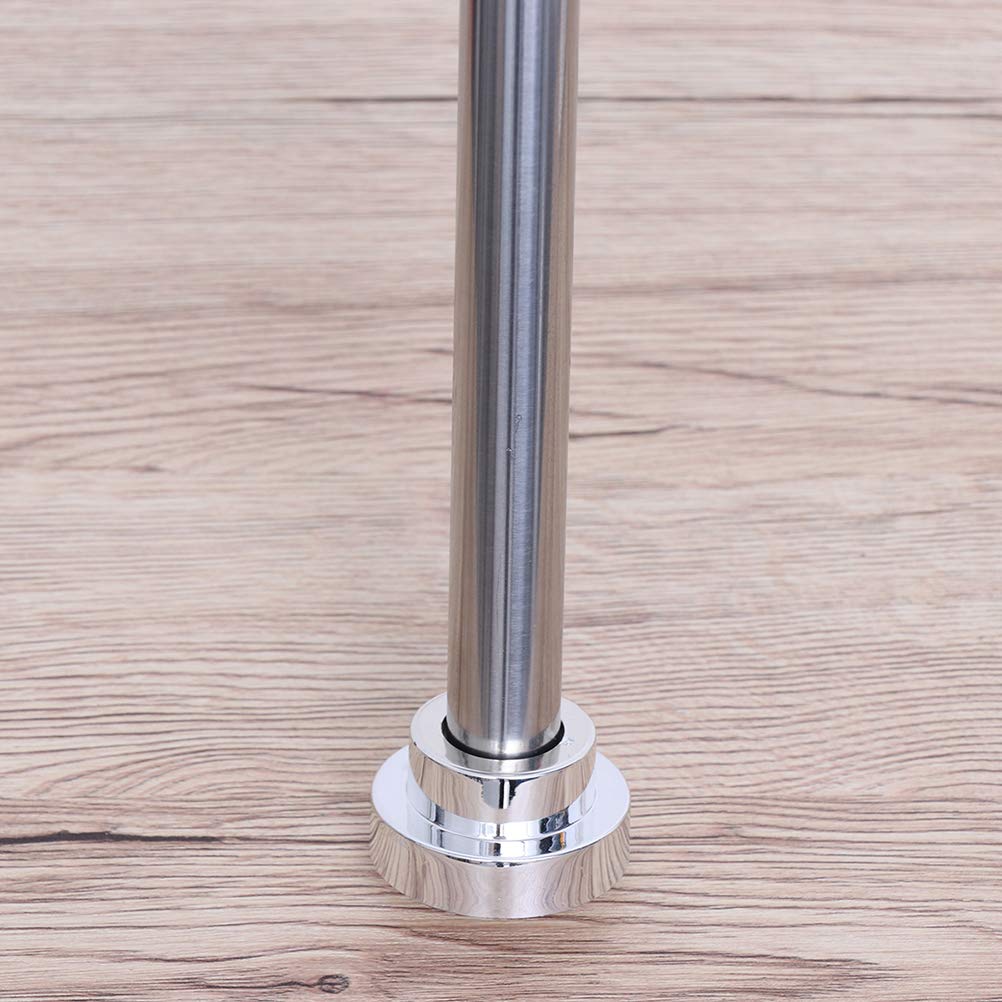 Stainless Steel Retractable Tension Rod - Extendable Clothes Drying Pole & Shower Curtain Rod for Bathroom, Wardrobe (50cm) | Space-Saving Closet Organizer & Home Storage Solution | Perfect for Small Spaces, Laundry Rooms & Apartment Living
