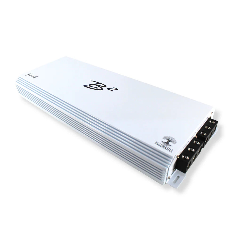 B2 Audio ZERO Yggdrasil 6000W 1 Ohm Monoblock Class D Car Amplifier - High Power Bass Boost for Subwoofers in Trucks & SUVs