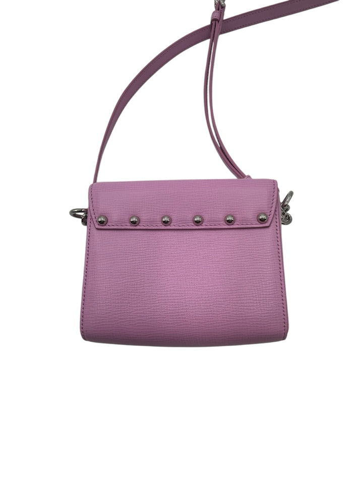 Dolce & Gabbana Mini Lucia Leather Crossbody Bag with Crystal Accents - Perfect for Evening Parties, Date Nights & Special Occasions