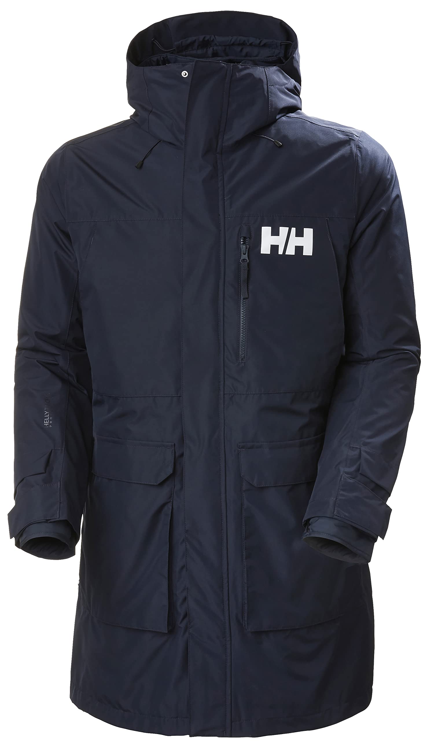 **Helly-Hansen Men's Waterproof Jacket – Windproof & Breathable Outdoor Raincoat for Hiking, Fishing & Work**    (Note: 
