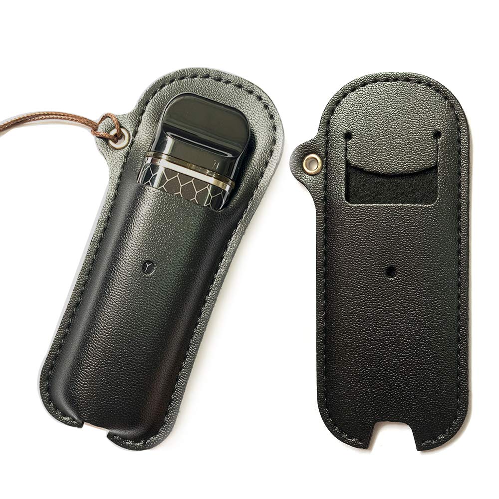 SMOK Novo 2 & Novo 1 Protective Case with Lanyard - PU Leather Carrying Pouch & Pocket Holder (Black) | Perfect for Vape Protection & On-the-Go Use