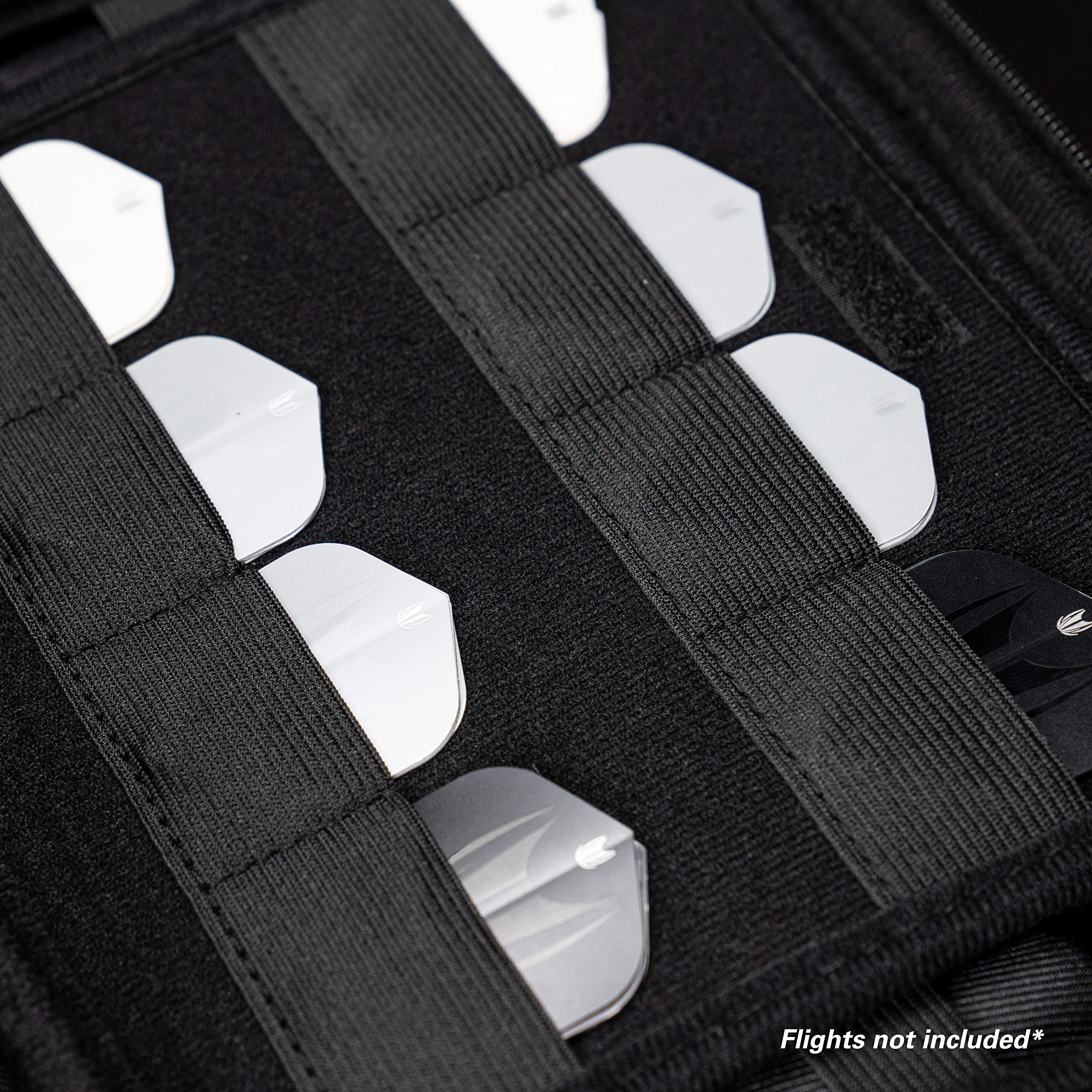 Premium Takoma Black Dart Wallet for Steel Tip Darts - Durable Leather Case with Multiple Pockets for Darts, Flights & Accessories - Perfect for Home, Bar & Professional Dart Games