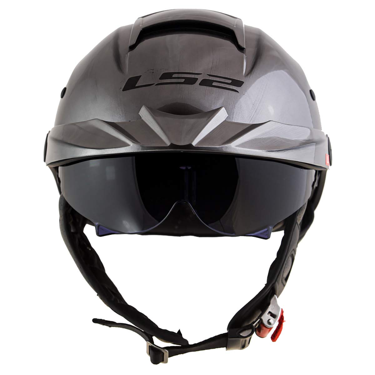 LS2 Helmets Rebellion Motorcycle Half Helmet - DOT Approved Lightweight Cruiser Bike Helmet for Men & Women - Perfect for Harley, Chopper, and Scooter Riders