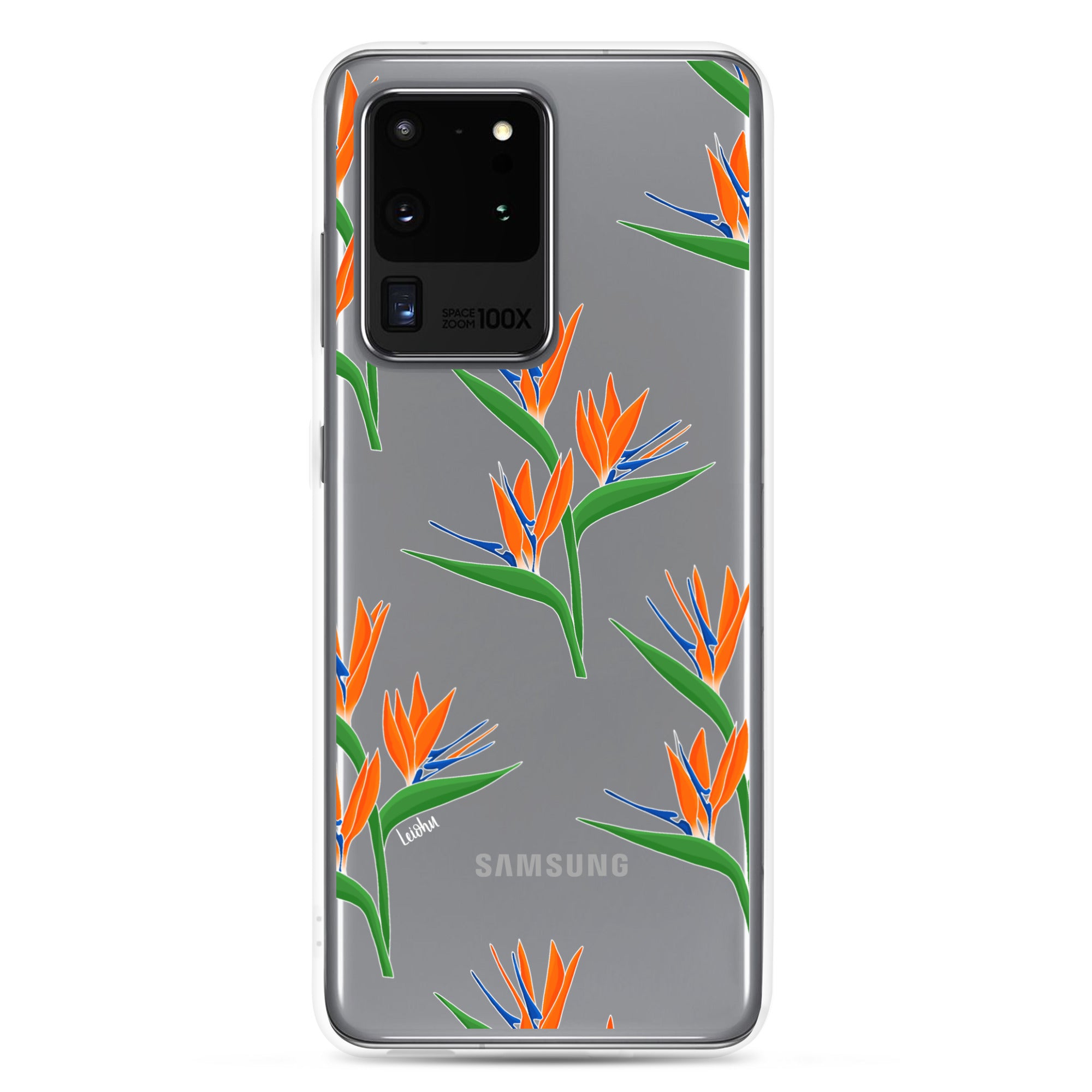 Bird of Paradise Clear Phone Case for Samsung Galaxy - Slim Protective Cover for Everyday Use & Travel