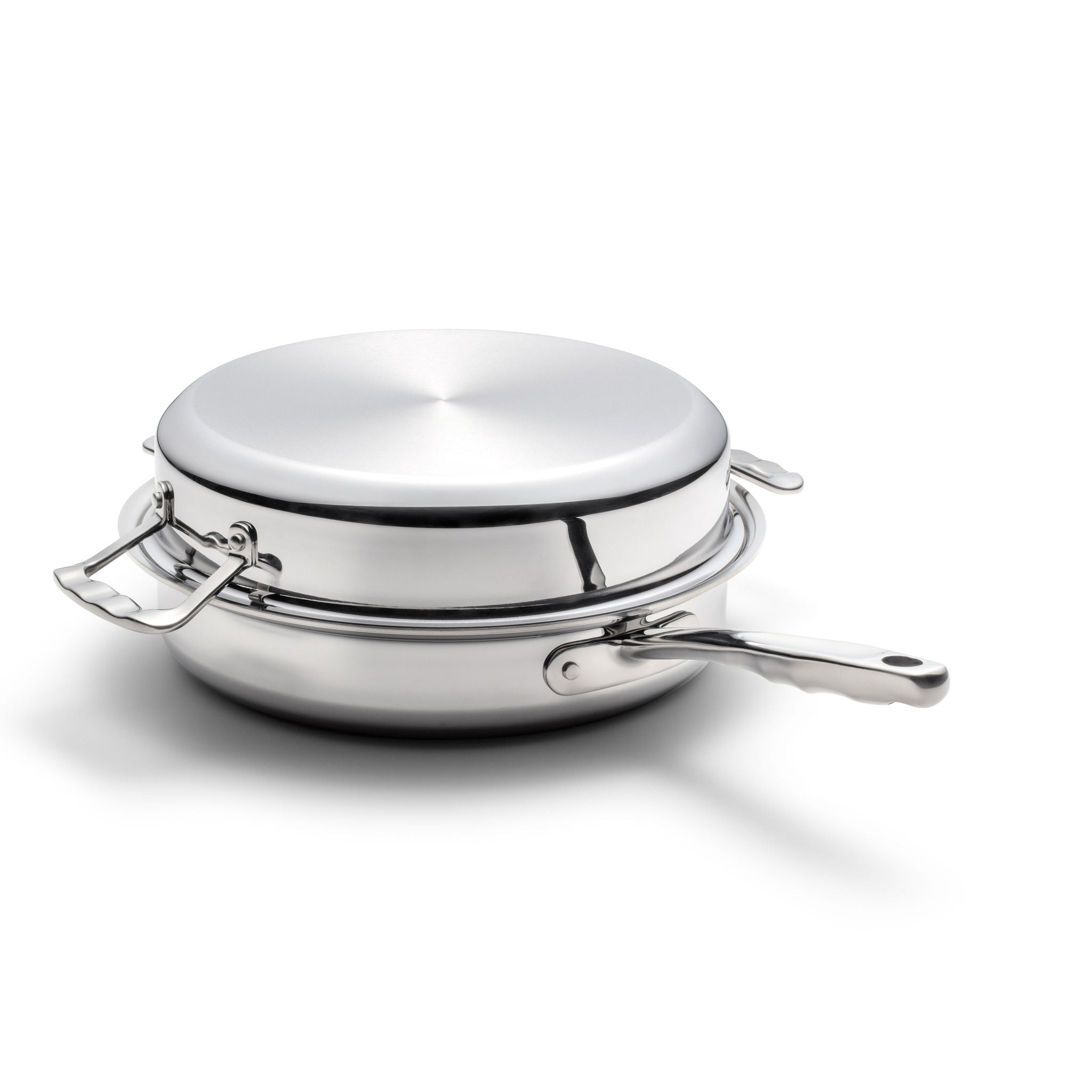 3-in-1 Stainless Steel Roasting Pan with Rack - Oven Safe Baking Dish for Turkey, Chicken, Beef - Perfect for Thanksgiving, Christmas & Holiday Cooking