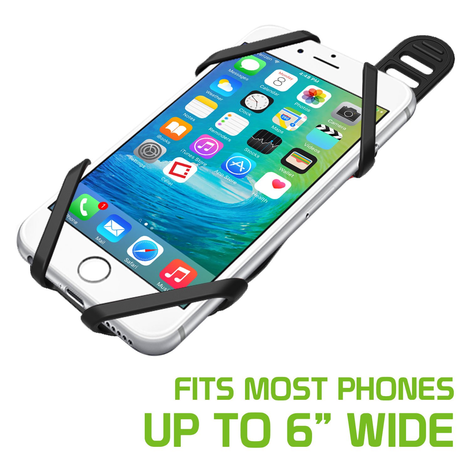 **Universal Bike Phone Mount Holder for Motorcycle & Bicycle - Compatible with iPhone, Samsung Galaxy, Google Pixel, Motorola - Secure & Adjustable (Blue) - Perfect for Cycling, Commuting & Outdoor Adventures**