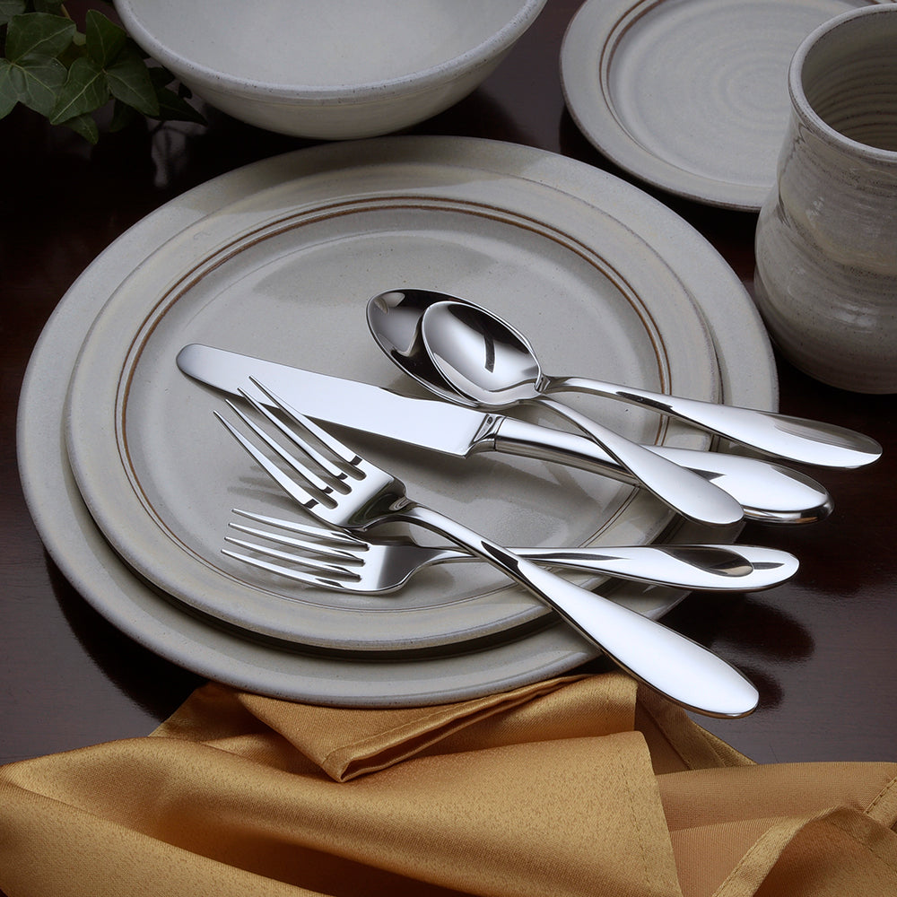 Betsy Ross 45-Piece Dinnerware Set - Elegant Porcelain Plates, Bowls & Cups for Home Dining, Parties & Special Occasions