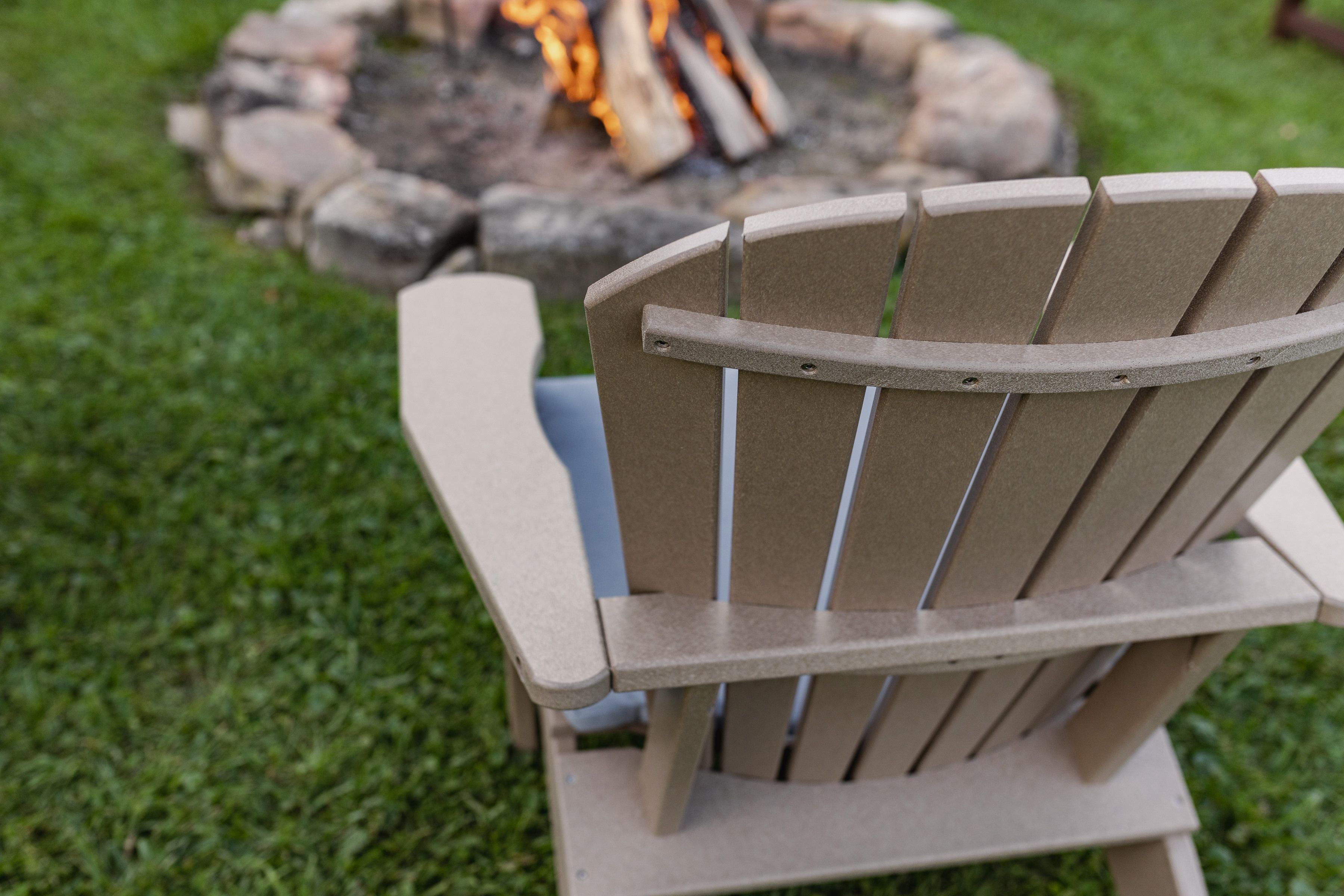 Premium Classic Adirondack Chair - Outdoor Patio Furniture, All-Weather Resin, Comfortable Backyard Seating - Perfect for Garden, Poolside, Deck & Porch Relaxation
