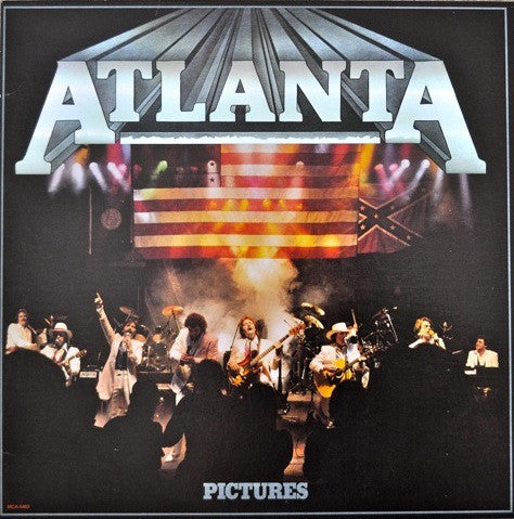 Vintage Atlanta (6) LP Vinyl Record Album with Collectible Pin - Rare VG+ Condition - Perfect for Music Collectors & Retro Decor