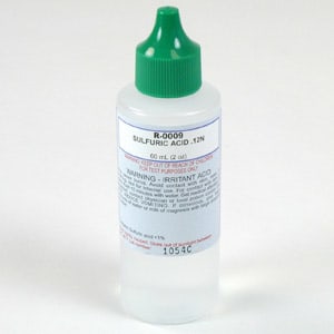 Taylor Sulfuric Acid .12N Dropper Bottle, 2 oz (12-Pack) – R 0009 C 12 – Ideal for Pool Water Testing, pH Level Adjustment & Laboratory Use