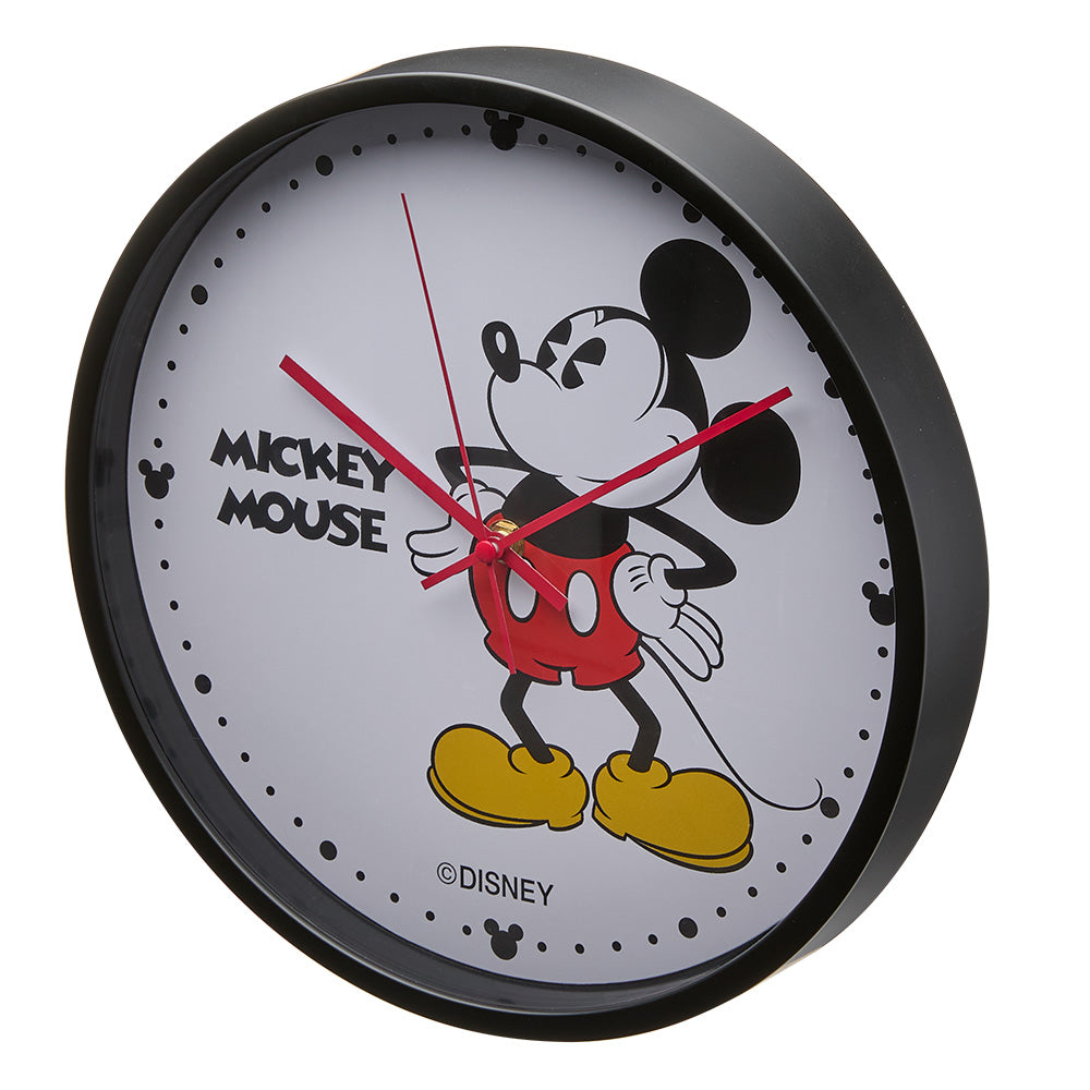 Disney Mickey Mouse Wall Clock - Battery Operated Silent Non-Ticking Decor for Kids Room, Kitchen, Office - Official Disney Merchandise