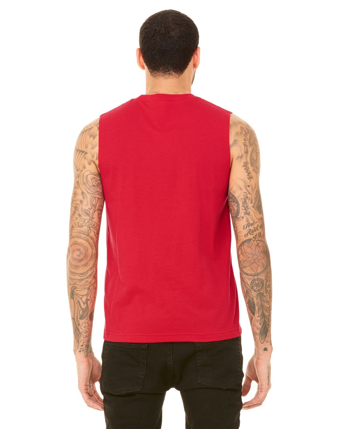 Bella + Canvas 3483 Unisex Jersey Muscle Tank - Soft Cotton Sleeveless Shirt for Men & Women - Perfect for Gym, Workout, Beach & Summer Fashion