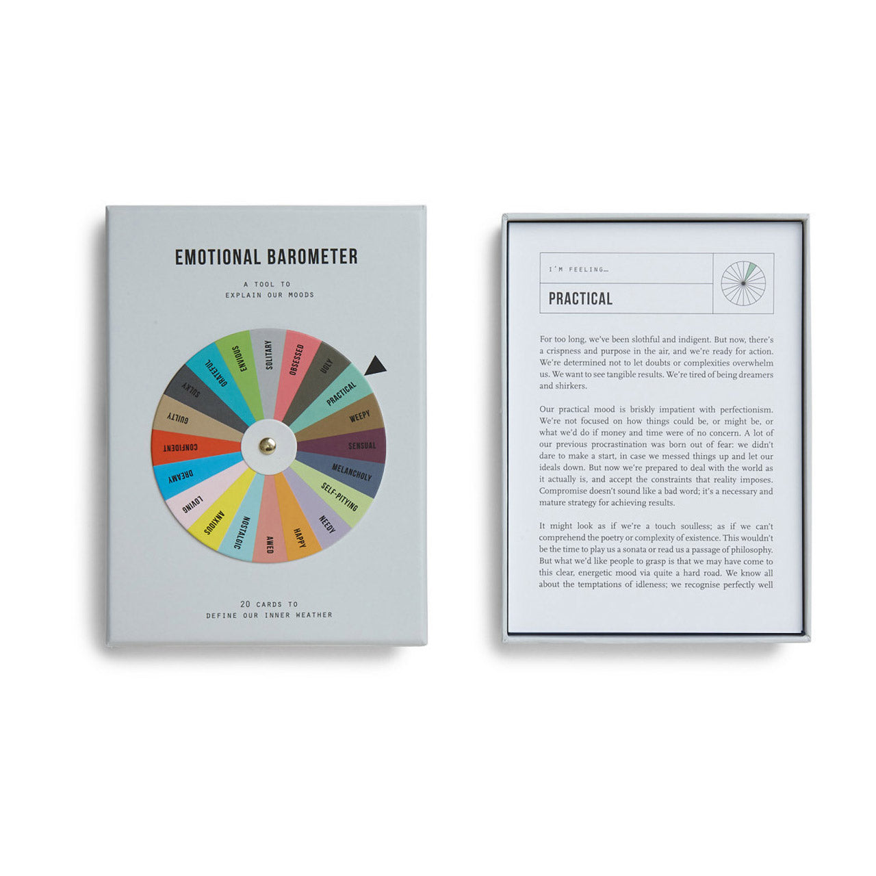 Emotional Barometer - Mood Tracking Device for Mental Health & Self-Care | Perfect for Therapy, Mindfulness Practice & Daily Emotional Awareness