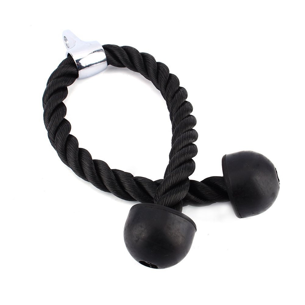 Yosoo V-Shape Tricep Rope - Heavy Duty Cable Attachment for Push Down & Pull Exercises - Perfect for Gym Workouts & Home Fitness Training
