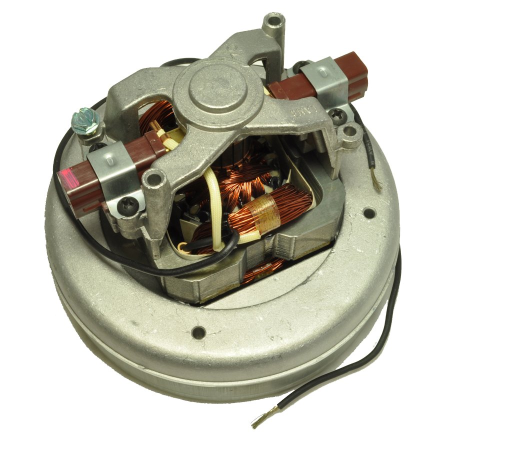 High-Power Through-Flow Vacuum Motor/Blower - Single Stage, 1 Speed for Industrial Cleaning & Dust Collection | Perfect for Workshops, Factories & HVAC Systems