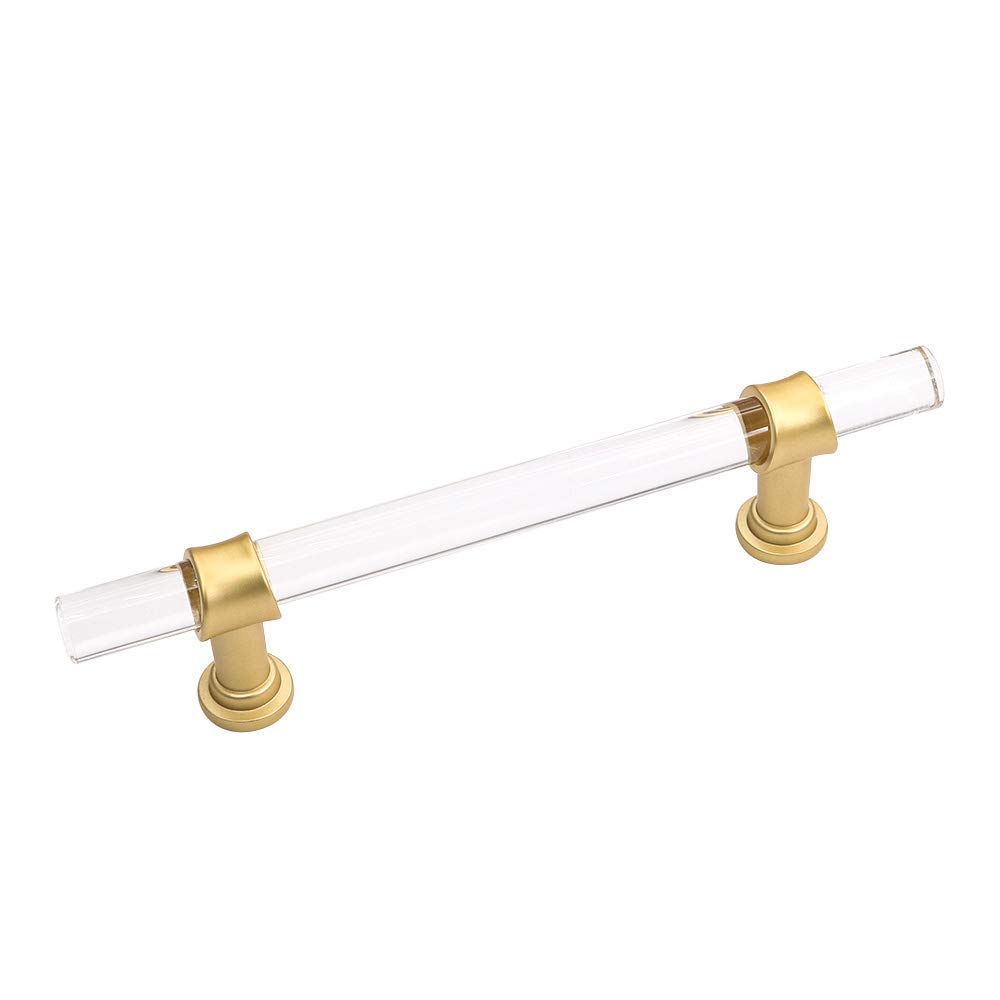 **Peaha 50 Pack 96mm Gold Acrylic Cabinet Pulls - 3.75