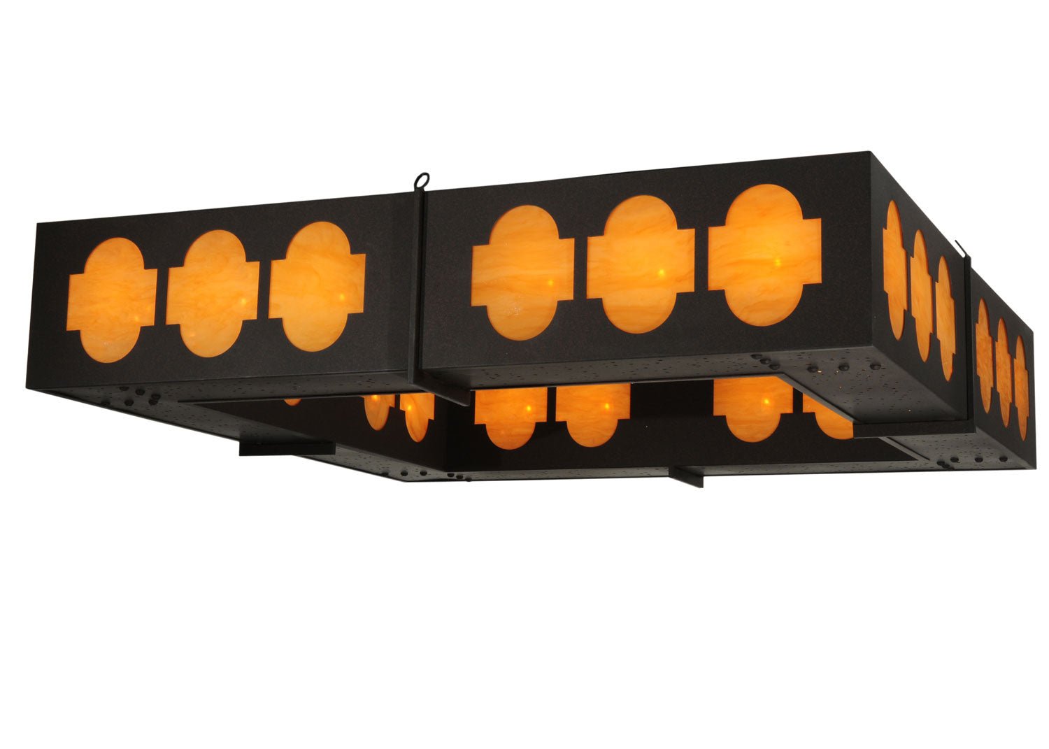 24-Light Semi Flushmount Ceiling Light Fixture - Modern LED Chandelier for Bedroom, Living Room & Dining Room - Energy Efficient Lighting for Home Decor