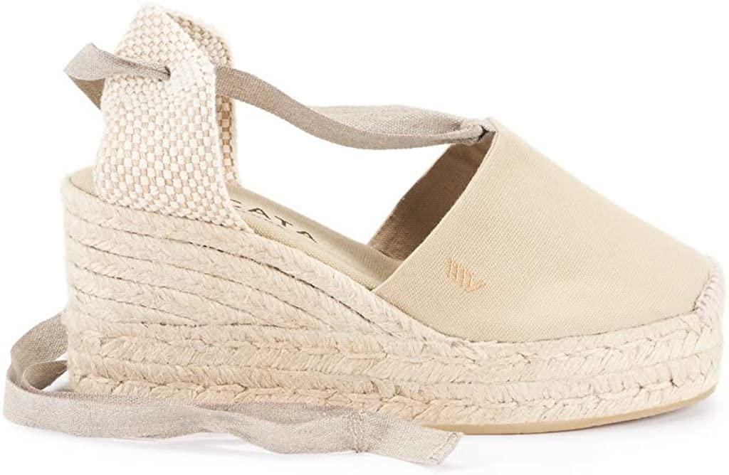 Viscata Bisbe Women's Handmade Canvas Wedge Sandals - 3.5