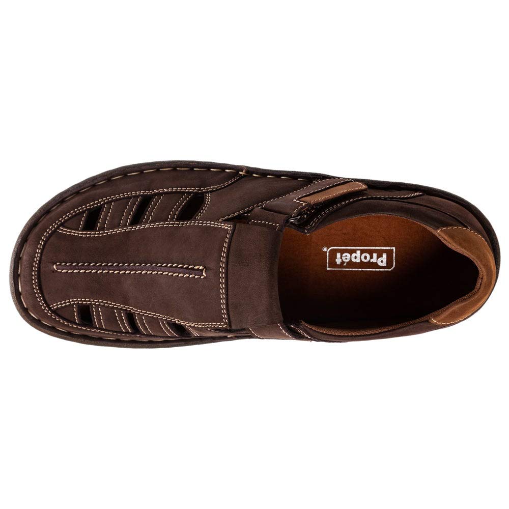 Propet Men's Jack Fisherman Sandal - Comfortable & Durable Outdoor Walking Sandals for Hiking, Beach, and Casual Wear