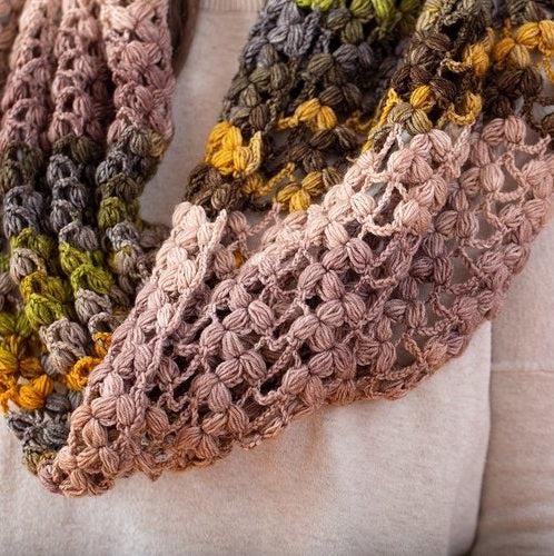 Baklava Cowl Knitting Pattern - Uneek & Monokrom Fingering Weight Yarn - Cozy Winter Scarf for Women DIY Handmade Gift