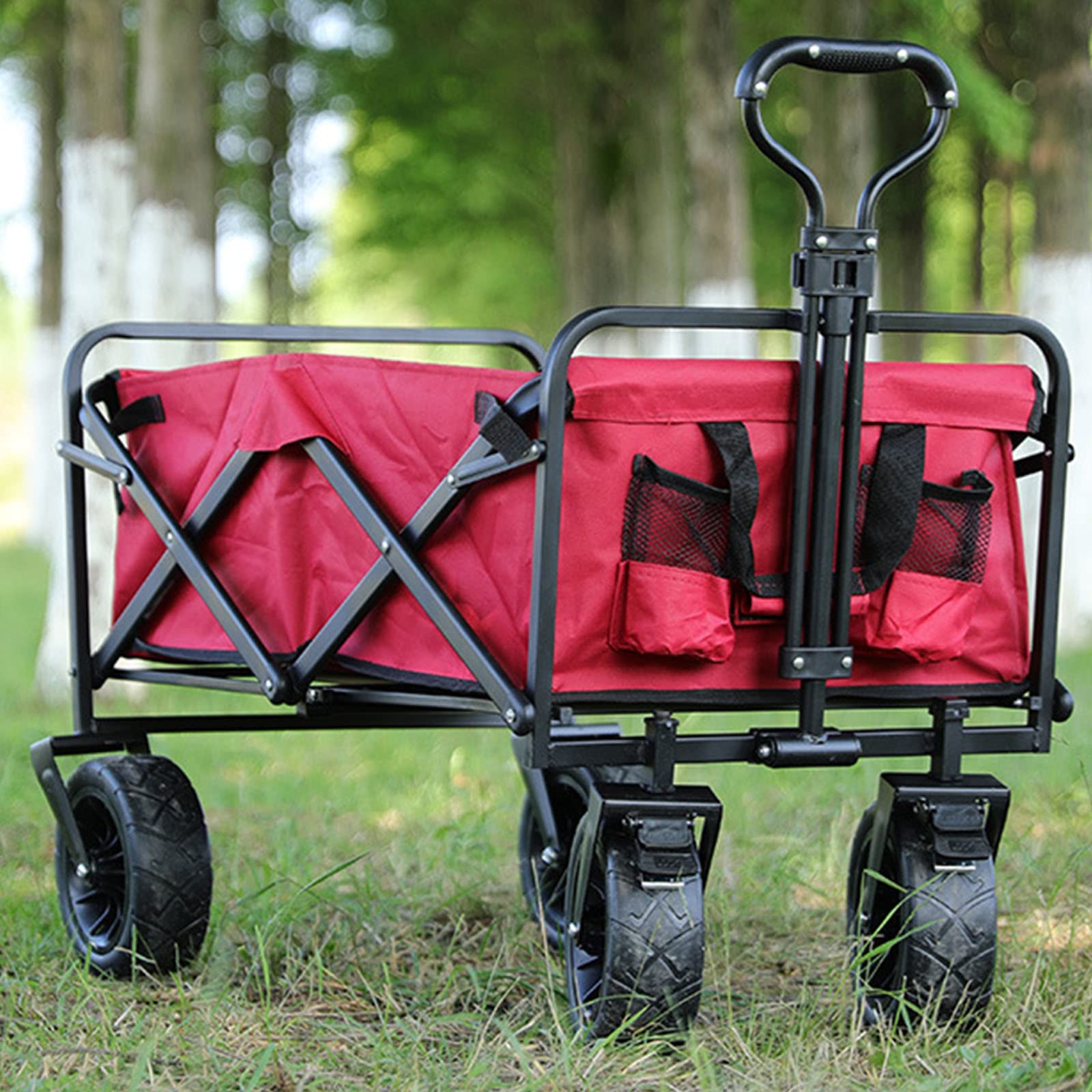 Heavy Duty Collapsible Folding Utility Wagon with 7.5
