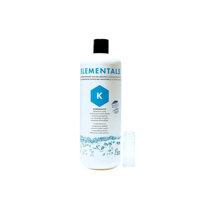 Fauna Marin ELEMENTALS K Potassium Supplement for Marine & Reef Aquariums - Essential Coral Growth & Health