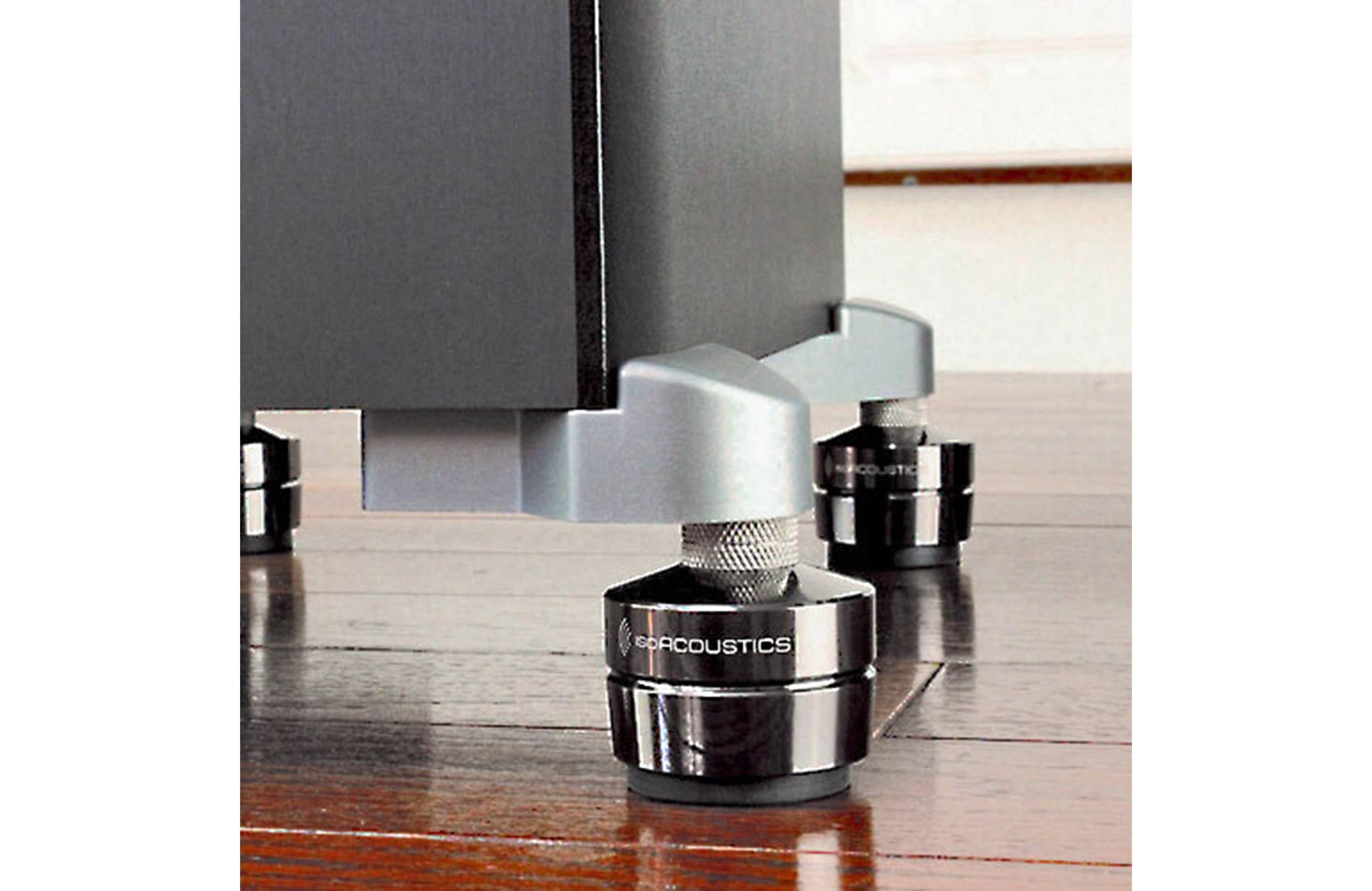 Isoacoustics Gaia III Performance Speaker Isolation Feet (4 Pack) - Premium Audio Equipment for Home Theater & Studio Sound Systems - Reduce Vibrations & Enhance Clarity
