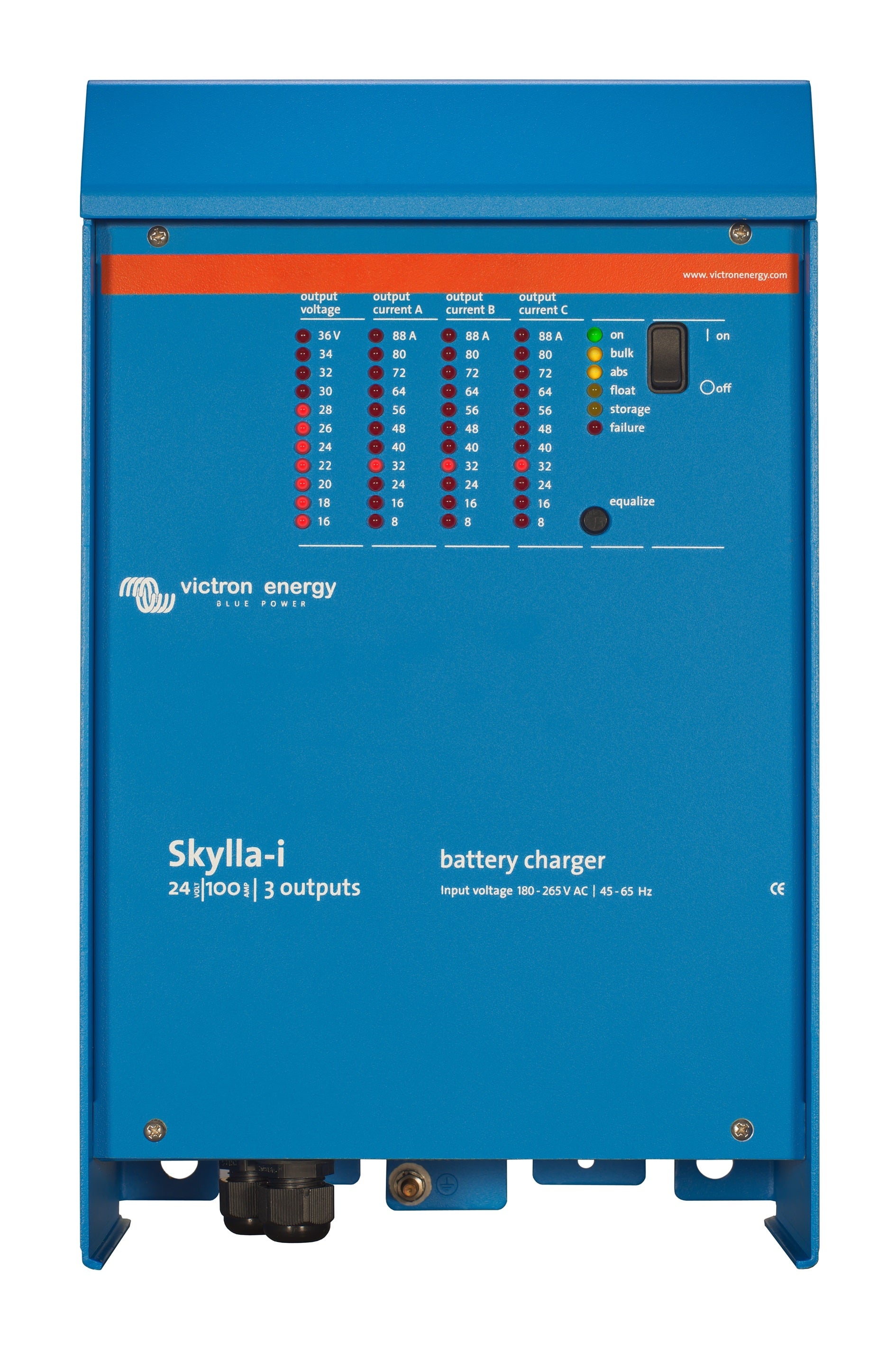 Victron Energy Skylla-i 24/100(3) 230V Battery Charger - Marine & RV Power Solution for Boats, Campers & Off-Grid Systems