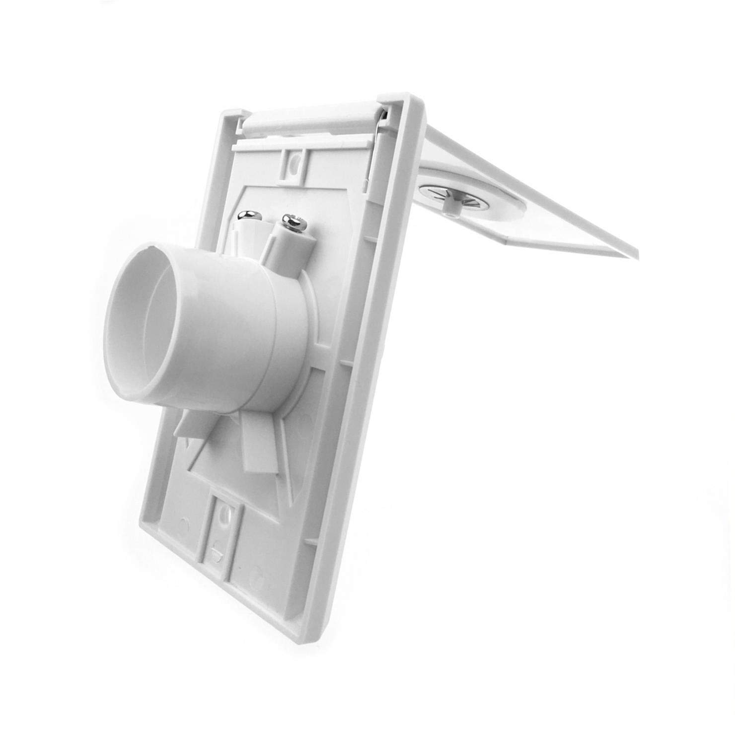 Nutone Central Vacuum Inlet Valve Kit - 2 Pack White Full Door Cover for Central Vacuum System Installation | Perfect for Home Cleaning & Maintenance