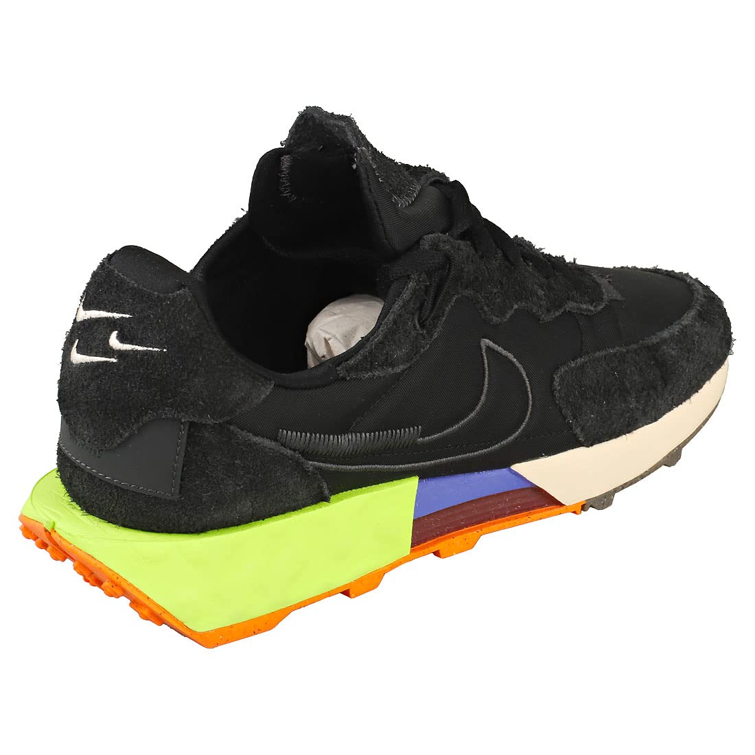 Nike Women's Waffle One NN Running Shoes - Black/Black-Volt-Anthracite - Size 8.5 - Lightweight Comfort for Jogging, Gym Workouts & Everyday Wear