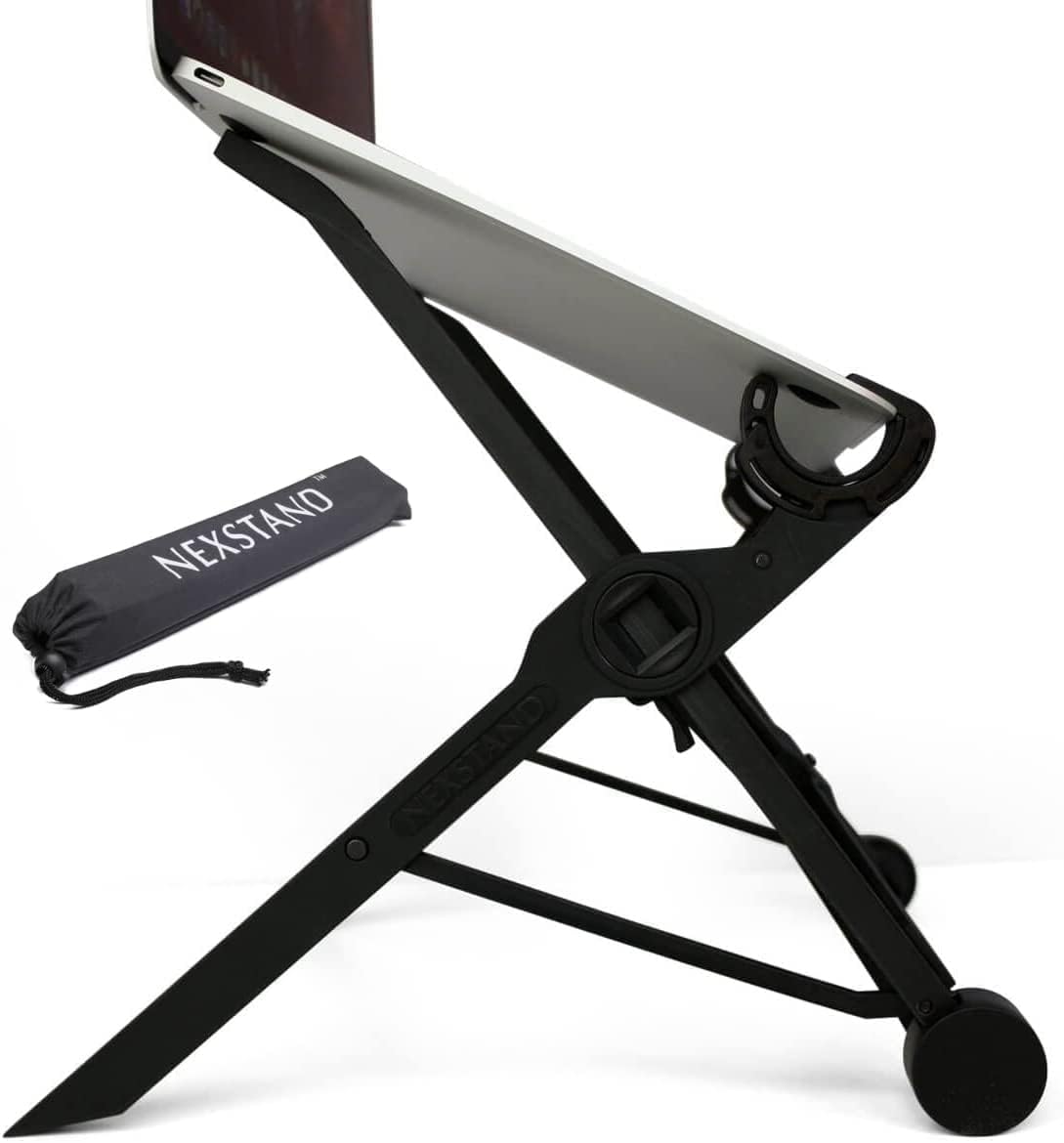 Nexstand Portable Foldable Laptop Stand - Adjustable Height Ergonomic Computer Stand for MacBook, Dell, HP & All Laptops - Perfect for Home Office, Travel & Workspace Setup