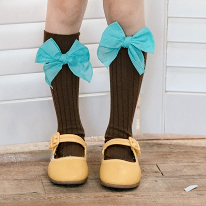 Baby Girl Lace Bow Knot Princess Straight Socks - Cute Ankle Socks for Toddler Girls | Perfect for Parties, Photos & Special Occasions