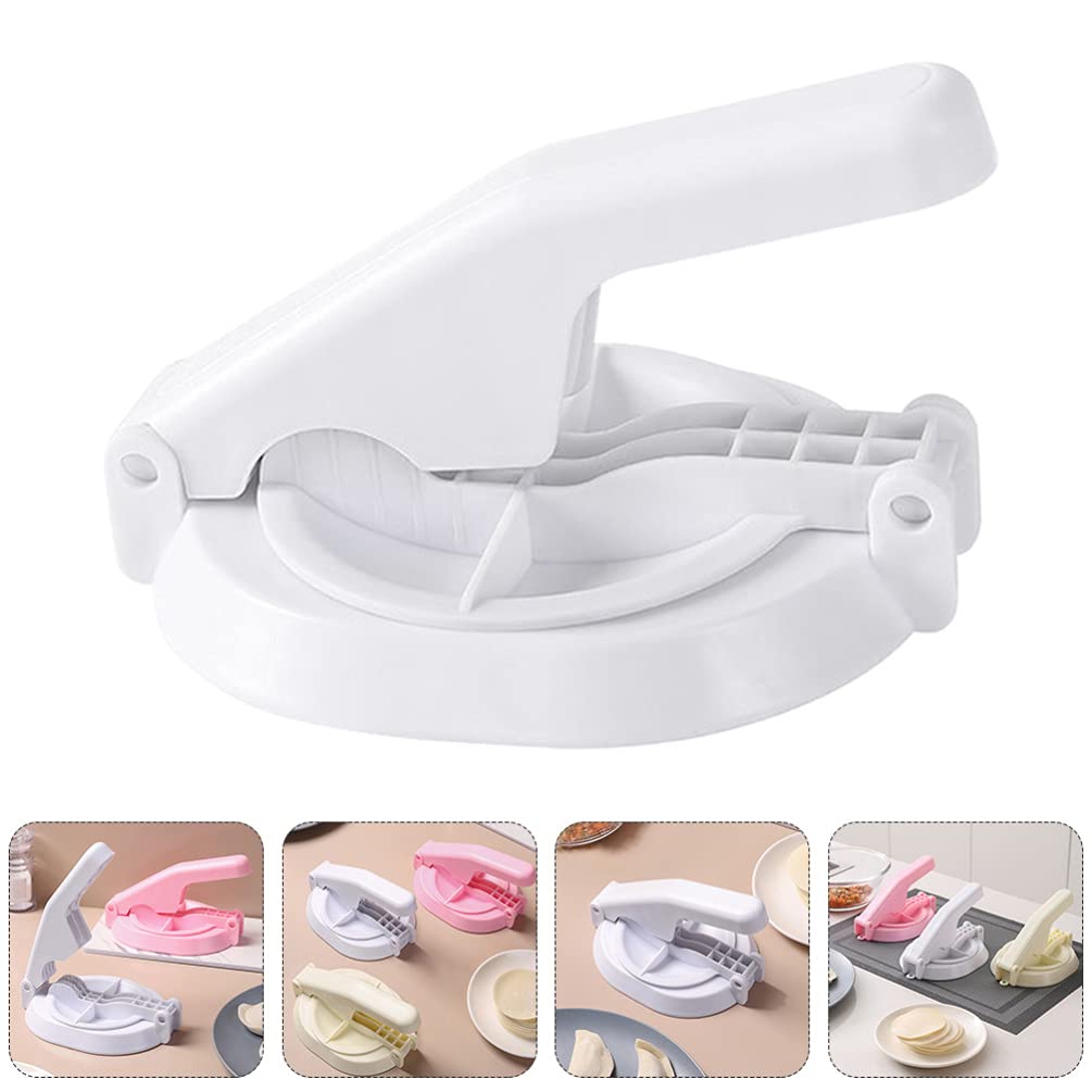 10 Inch Dumpling Press Mold - Hemoton Multi-Purpose Dough Press for Pelmeni, Tortillas, Pierogi & Empanadas | Perfect for Homemade Dumplings, Italian Pasta & Corn Tortillas | Ideal for Kitchen, Restaurants & Meal Prep