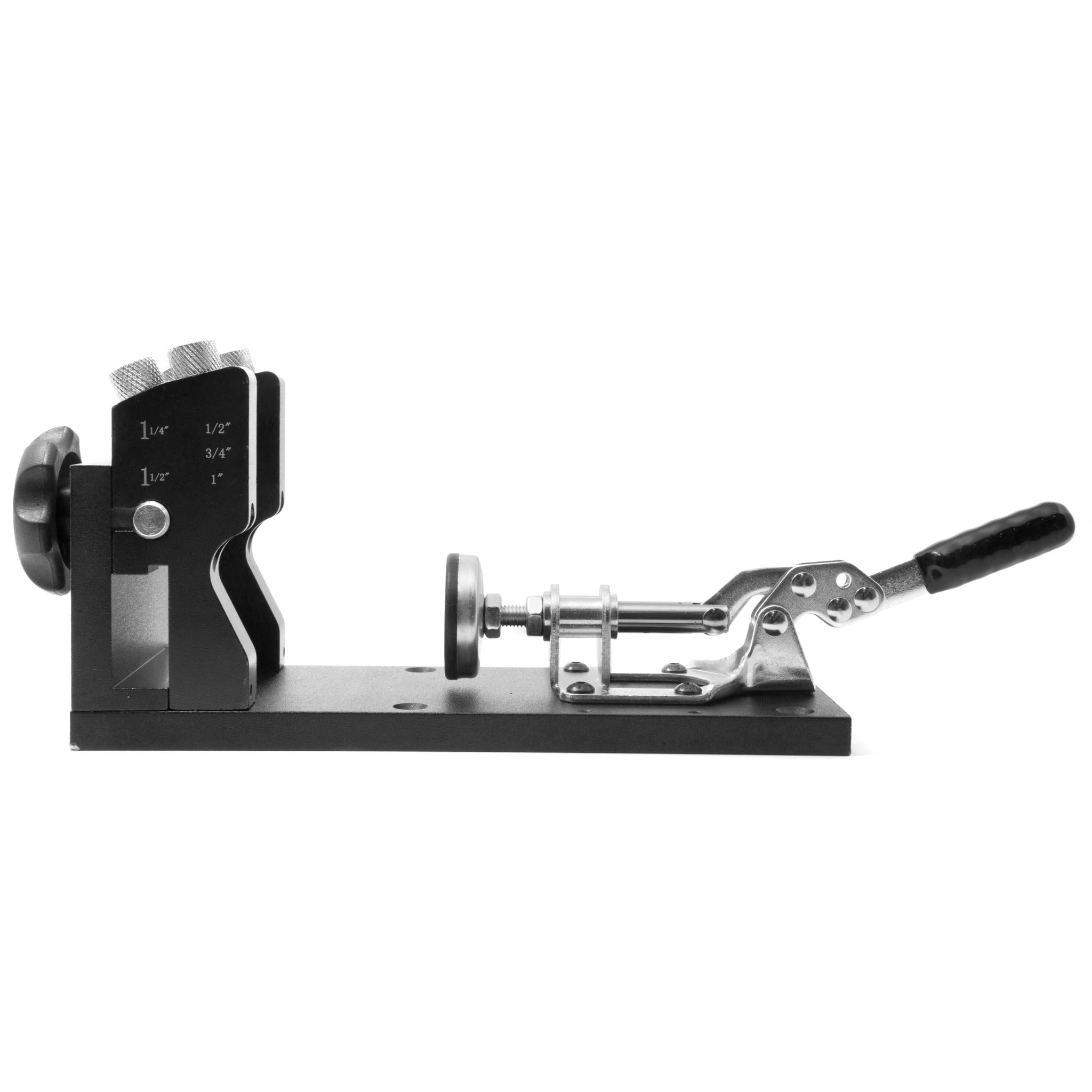 WEN WA1527 Professional Metal Pocket Hole Jig Kit with L Base, Step Drill Bit & Self-Tapping Screws - Perfect for Woodworking, DIY Projects & Furniture Assembly