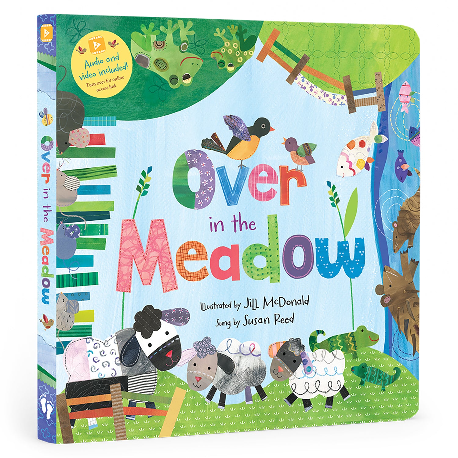 Barefoot Books PreK 4-Piece Singalong Board Book Set for Toddlers | Early Childhood Education & Bedtime Reading
