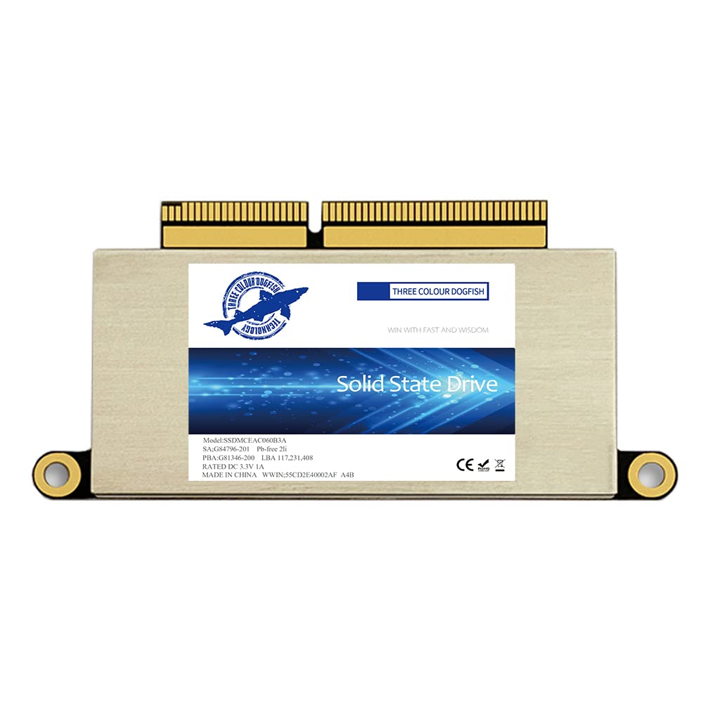 1TB SSD M.2 NVMe PCIe Gen 3.0x4 Internal Solid State Drive for MacBook Pro A1708 (2016-2017 Non-Touch Bar) - High Speed Storage Upgrade for Faster Boot & Apps | Compatible with MacOS & Windows Laptops