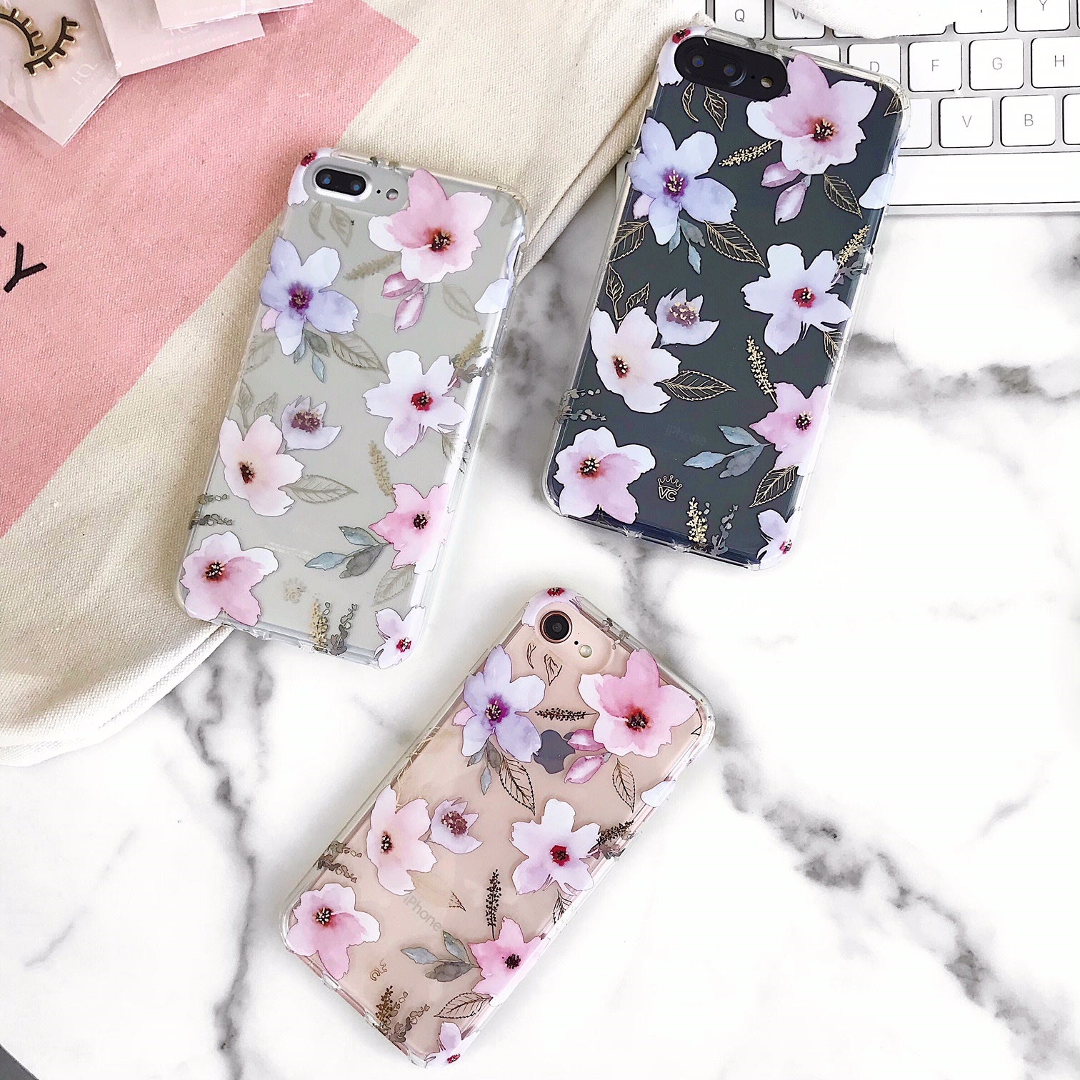 Magnolia Floral iPhone Case - Elegant Flower Design Protective Cover for iPhone 12/13/14/15 Pro Max - Perfect for Spring Outfits & Nature Lovers